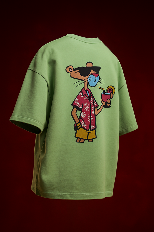 Panther in Paradise Oversized Tee