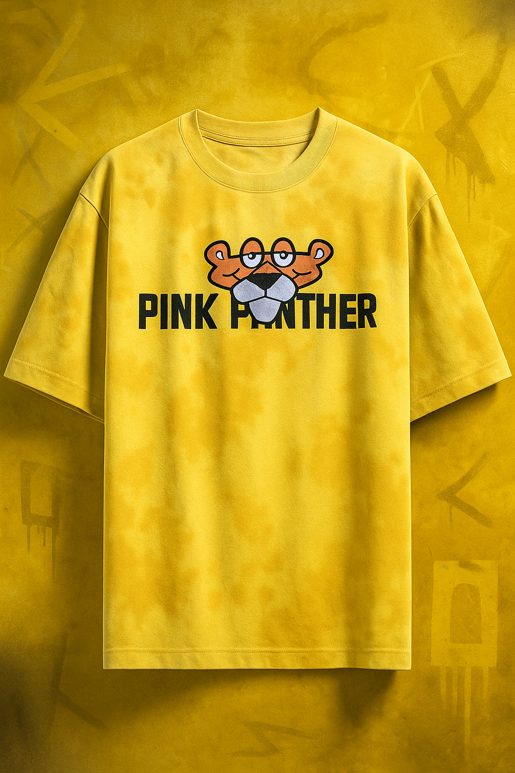 Yellow Daze Panther Tee Oversized